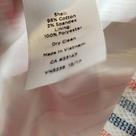 Talbots Blazer Jacket Women’s Plus Size 14 W Striped Open Front Stretch Lined - Picture 7 of 8